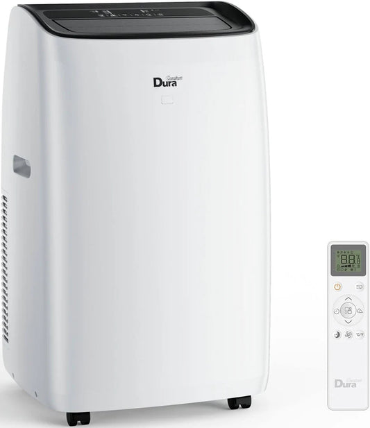 DuraComfort 14,000 BTU Portable AC | 3-in-1 Cooling, Fan & Dehumidifier | R32 Refrigerant | Remote & Window Kit | Cools Up to 450 Sq Ft